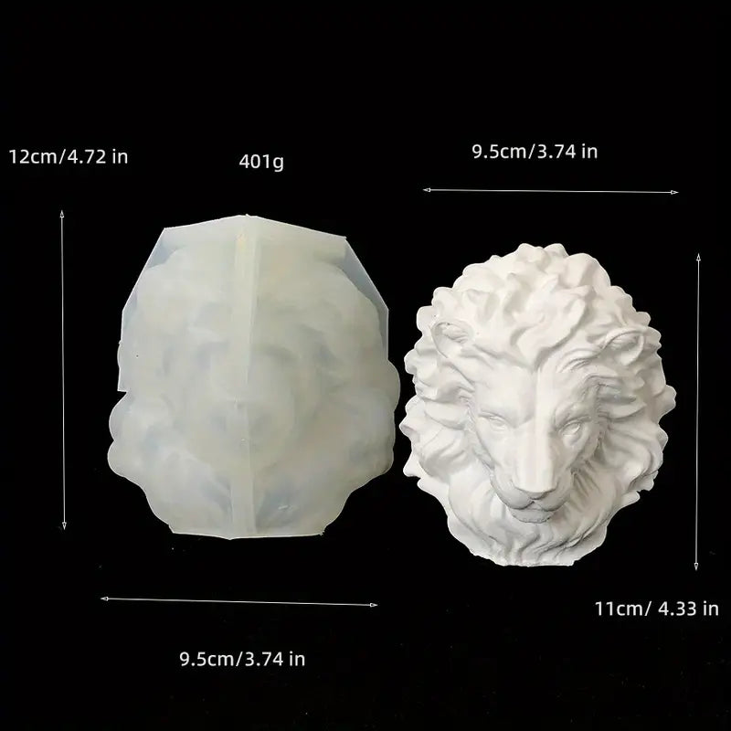 3d lion mold