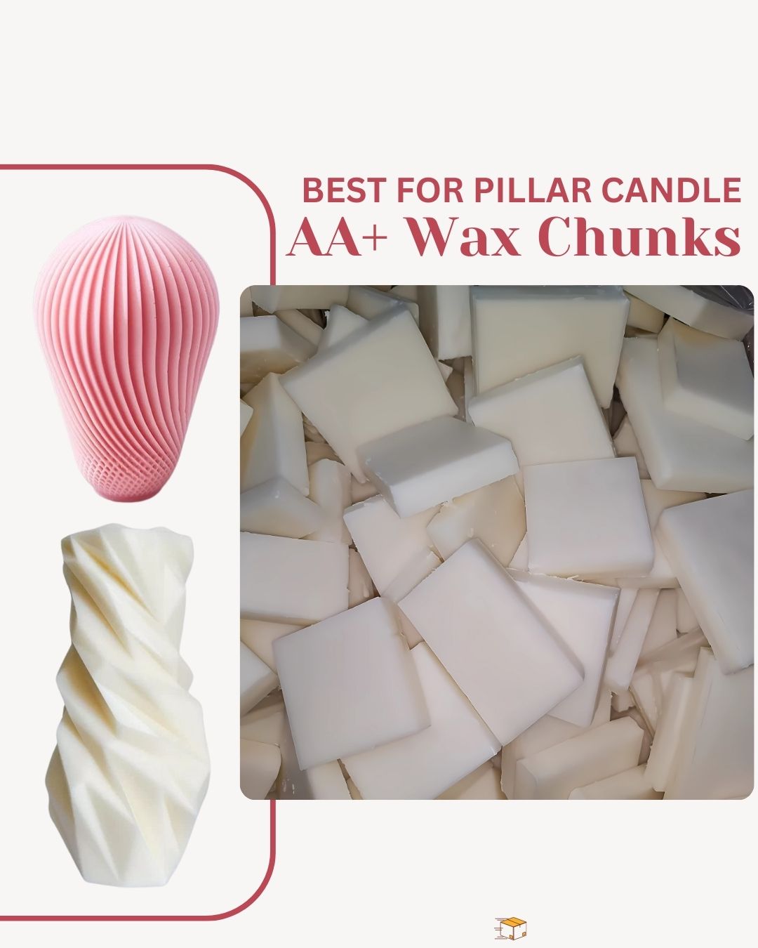aa+ wax chunks (pillar wax) / soy wax chunks /464 wax chunks