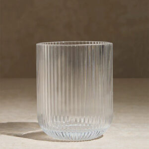 crinked glass jar pack of 6 pcs