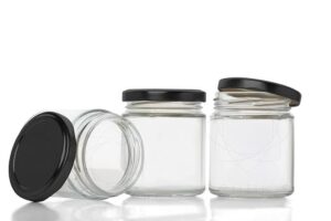 glass candle jars 200 ml glass jar 6pcs