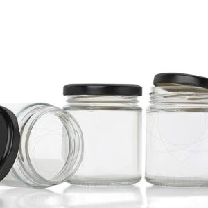glass candle jars 200 ml glass jar 6pcs