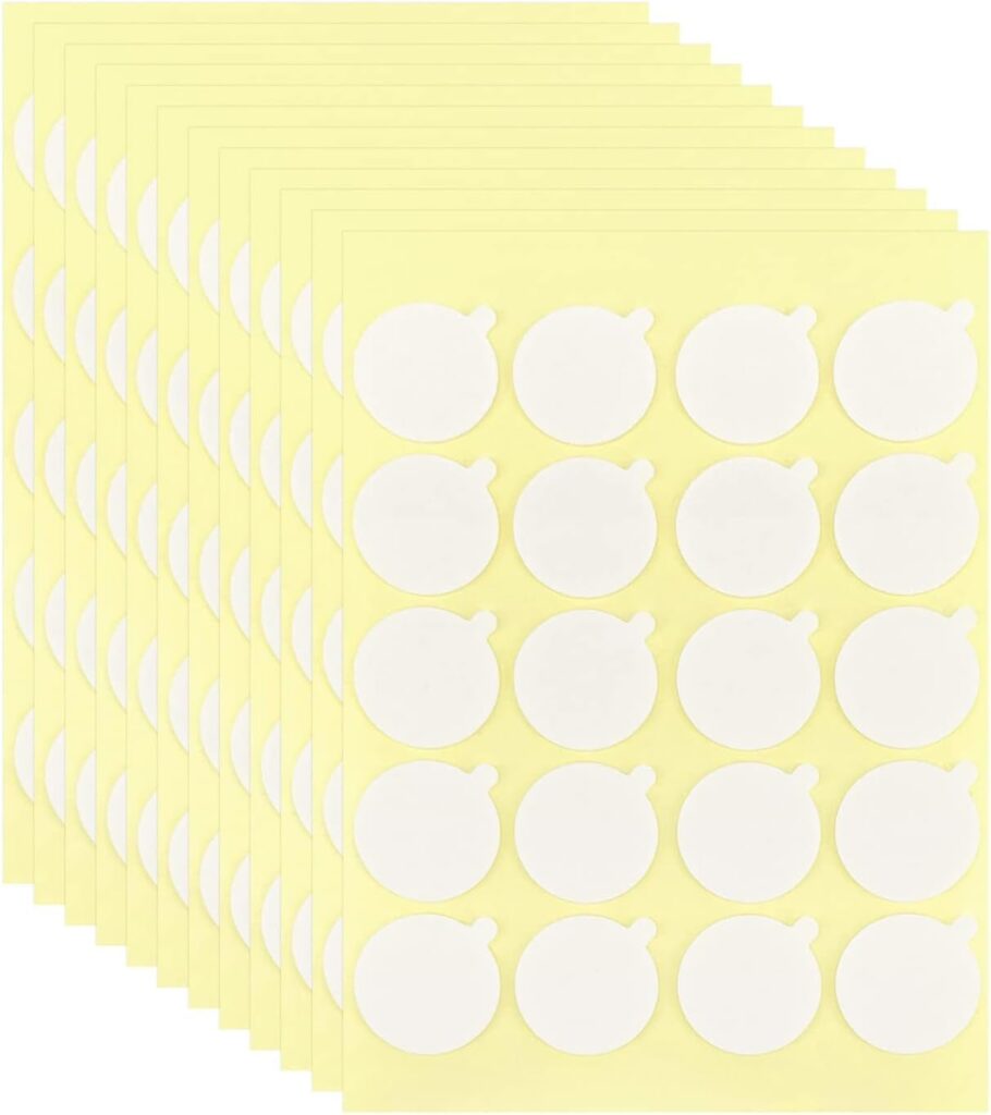 candle wick stickers (1 sheet = 54 stickers)