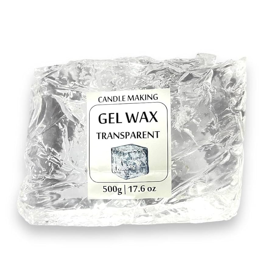 meco crystal clear gel wax for candle