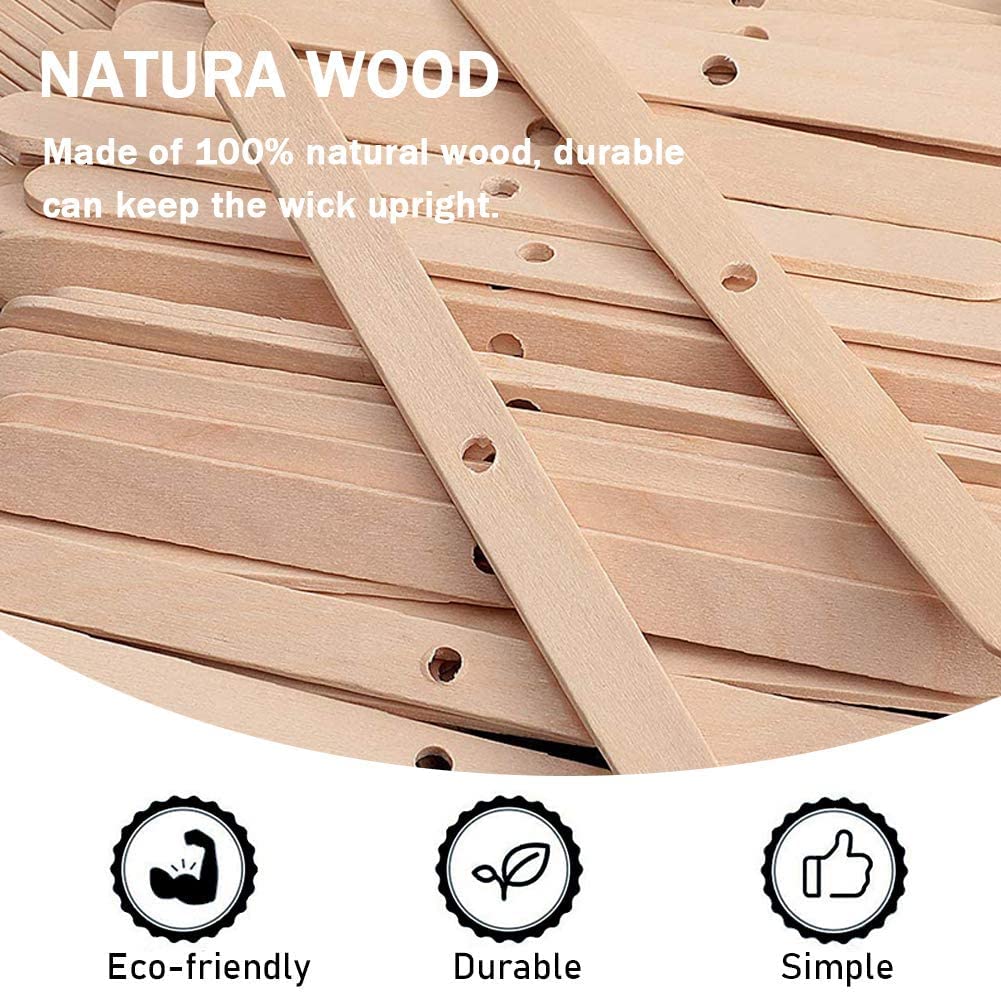 wooden wick holder pack of 50