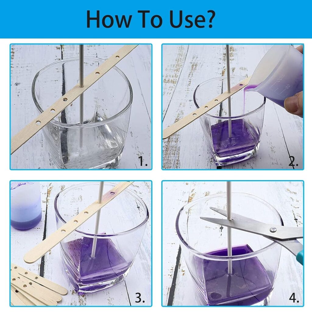 wooden multi wick holder hole 10pcs