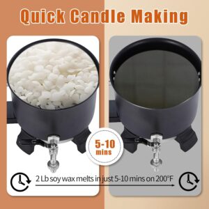 multi purpose wax & soap melter 5l non stick
