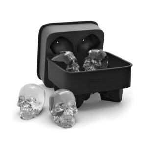 silicone mini skull (set of 4)