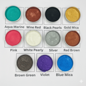 mica candle siner colour