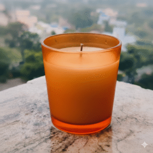 orange shot glass 6 pcs