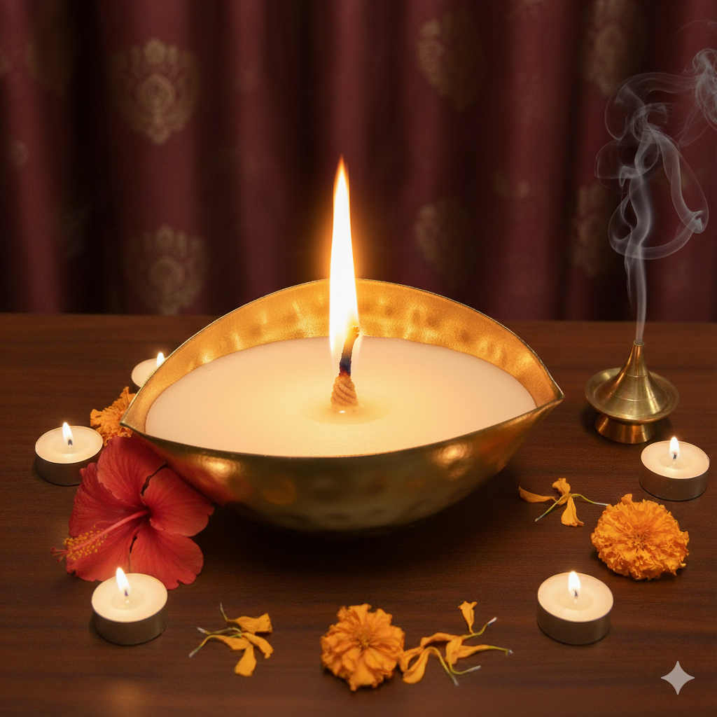 boat hammered urli 5.2 inch