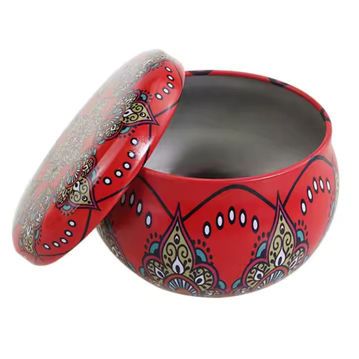 tin mandala big jar 12pcs