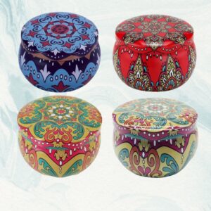 tin mandala big jar 12pcs