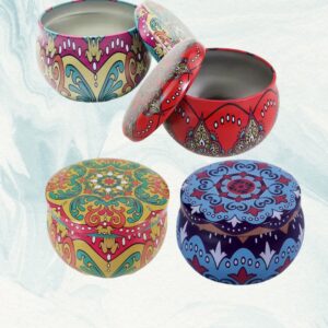 tin mandala big jar 12pcs