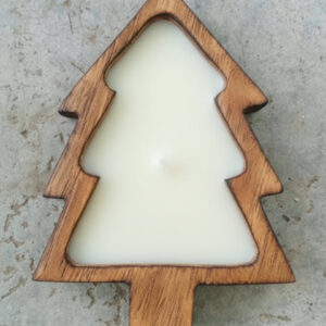 wooden christmas tree, 12x18cm