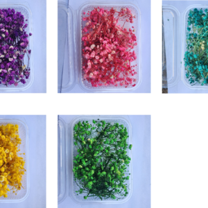 dry baby breath flower box