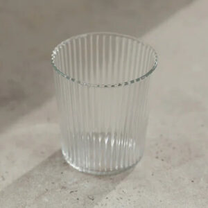 crinked glass jar pack of 6 pcs