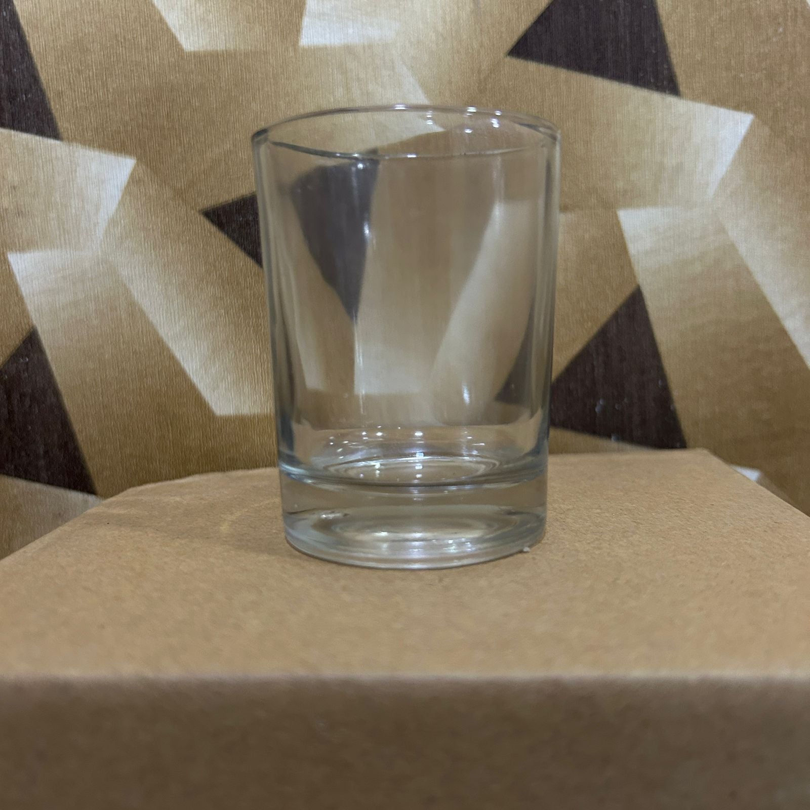 transparent glass jar 6 pcs