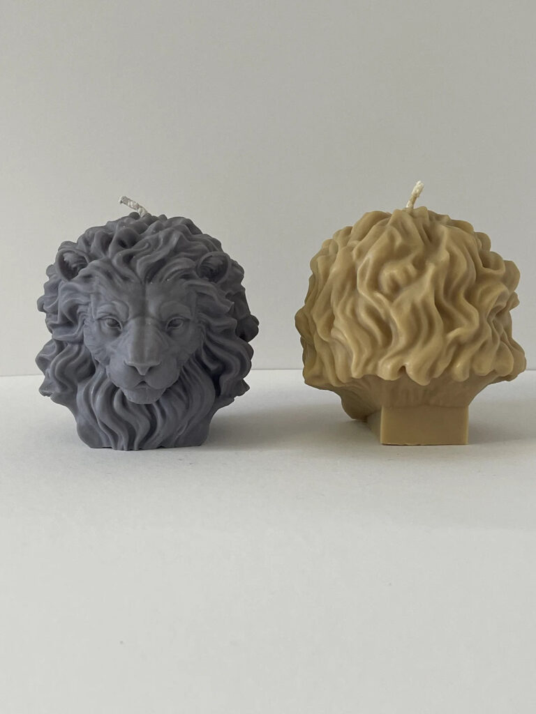 3d lion mold