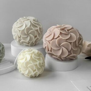 flower ball candle mold