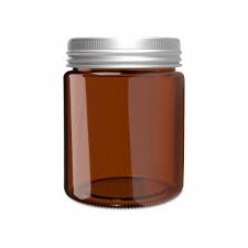 100g amber jar 6 pcs